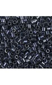 Miyuki delica beads 8/0 - Opaque gunmetal DBL-1